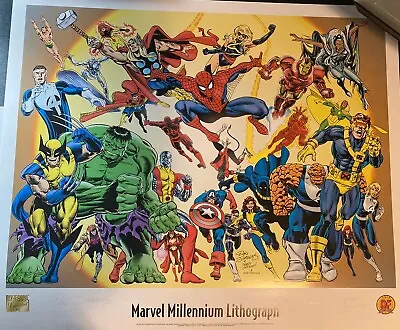 Marvel Millennium Lithograph Signed Jurgens Villarrubia Ordway Framed • $299.99