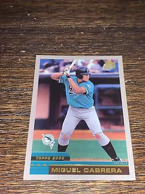 2016 Topps Berger's Best #BB49 Miguel Cabrera 2000 TOPPS TRADED REPRINT MINT • $4.95