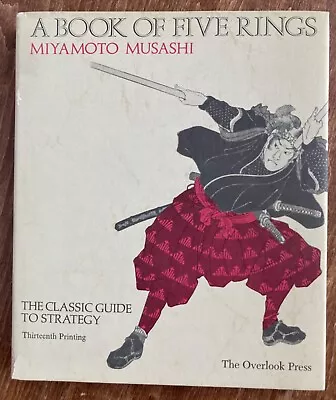 A Book Of Five Rings Miyamoto Musashi 1974 ISBN:0879510188 Strategy Guide HC/DJ • $15