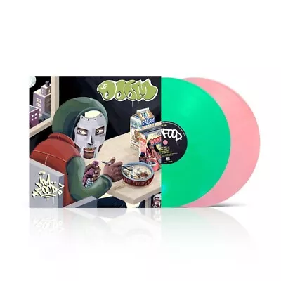 $61 • Buy MF Doom MM Food - Exclusive Limited Edition Green & Pink Colored Vinyl 2LP RARE