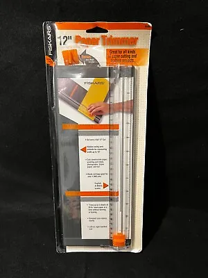 $29.95 • Buy Vintage Fiskars 12” Paper Trimmer With Extra Blade Swing Arm