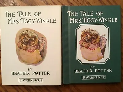 VG 1960s Vintage Edition Hardcover In A DJ Tale Mrs Tiggy Winkle Beatrix Potter • $6.49