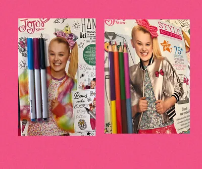 $28.19 • Buy 2 Jojo Siwa Activity Books. Hand Lettering & Doodles And Style  Getting Both NEW