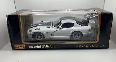 Maisto Dodge Viper GTS-R 1:18 Special Edition Collectible Classic Sports Car GT2 • $24.99