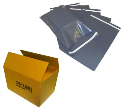 Strong Poly Mailing Postage Postal Bags Quality Self Seal Grey Plastic Mailers • £244.55