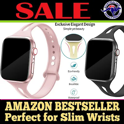 $3.96 • Buy For Apple Watch Ultra Band Series 8 7 SE 6 5 4 3 2 1 Sport Silicone IWatch Strap