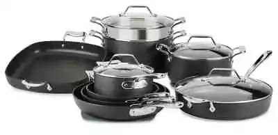 All-Clad Essentials Hard Anodized Nonstick Cookware Set 13-piece • $299.99