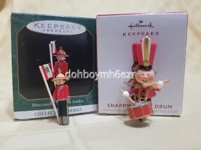 Hallmark 1997 2021 Marching Band Clothespin Mini Snappy Snare Drum Ornament LOT • $11.99