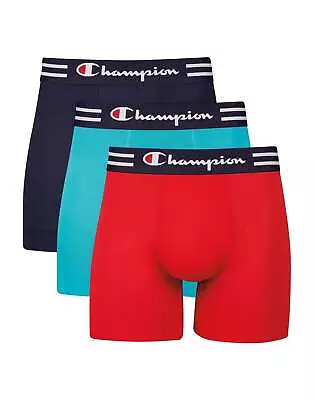 Champion Boxer Briefs 3 Pack Men's Moisture-Wicking Anti-Odor Performance Script • $24