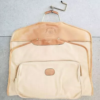 VTG Ghurka Bag No.30 Marley Hodgson Original Hanging Garment Bag Canvas Leather  • $249