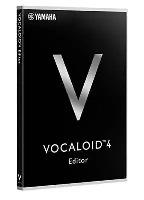 YAMAHA VOCALOID4 Editor PC Software Music Production Japan Used • $710.48