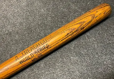 Antique Vtg 1920s A.J Reach Co. World Series Model No. 106 Baseball Bat 32.5” • $295