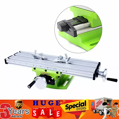 Mini Milling Machine Bench Fixture Cross Slide X Y Table Worktable Drill Vise! • $39