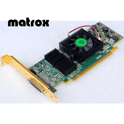 Matrox Quad Head Graphic Card F7208-01 KX20 Pcie PCI Express 128MB Gpu M289 • £48.90