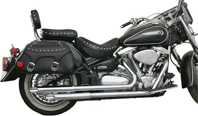 MAC Yamaha 1999-Up XV1600 1600 Road Star Chrome Slash Cut Exhaust System  * • $399.99