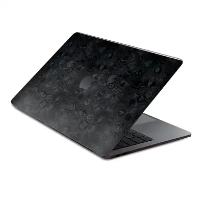 Skins Wrap For MacBook Pro 15 Inch Retina Touch  Black Sticker Slap Design • $16.98