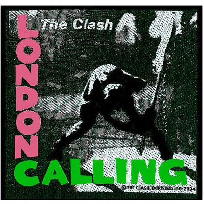 THE CLASH LONDON CALLING PATCH SEW ON PATCH 10cm X 9.5cm • £4.95