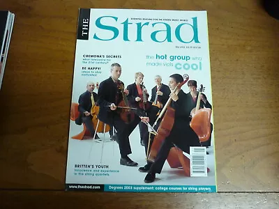 The Strad Magazine. May 2002. Peter BuckokeAdolf BrodskyCremona's Secrets.Fine • $6