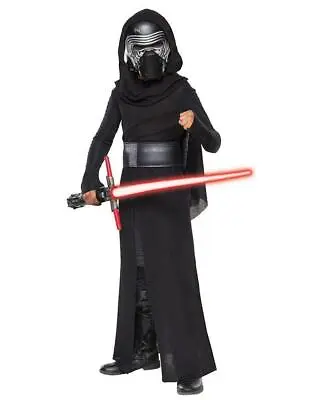 Kylo Ren Deluxe Costume Boys Official Star Wars Villain Hooded Robe W Mask Belt • $54.99