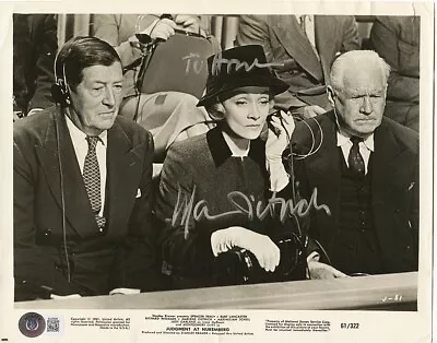 1961 -MARLENE DIETRICH- Beckett BAS Signed/Autograph 8x10 Nuremberg Movie Photo • $99.99