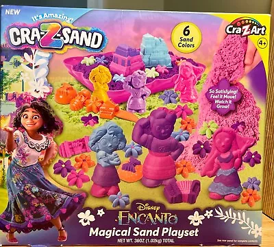Disney Encanto Magical Sand Playset 6 Sand Colors Molds Tools Tray 32 Oz Net NIB • $29