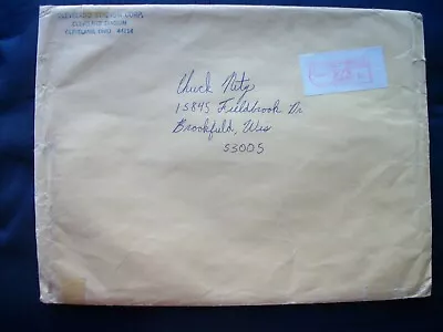 1975 Cleveland Stadium Vintage Manila Envelope Empty 9  X 12  • $5.99