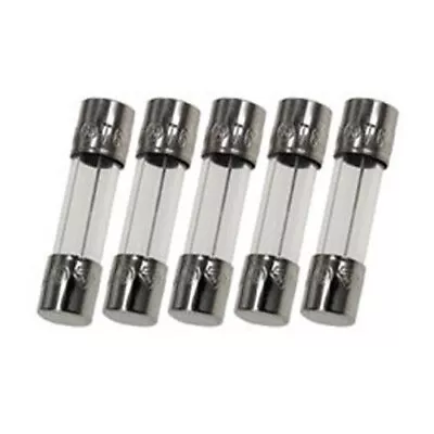 Pack Of 5 GMA 7A 125v/250v Fast Blow Glass Fuses 5x20mm (3/16 Inch X 3/4 Inch) • $8.45