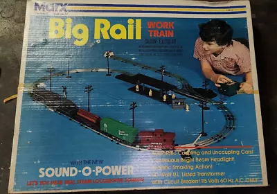 Marx Big Rail Work Train Set • $160