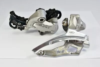 Shimano Deore XT Derailleurs Front FD-M751 Rear RD-M750 3x9-speed Vintage MTB B4 • $49.95