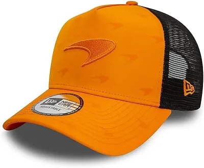McLaren F1 New Era Official Team Trucker Baseball Cap Hat Papaya Orange Adults • $81.30