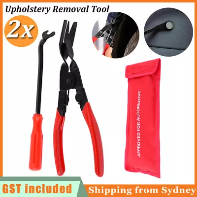 $16.58 • Buy NEW 2X Car Door Card Panel Trim Clip Removal Pliers Upholstery Removal Tool