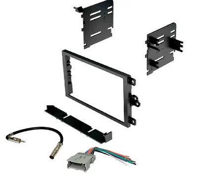 $18.69 • Buy Double DIN Car Radio Stereo Dash Kit Wire Harness For 1992-up Chevy GMC Pontiac 