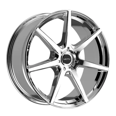Motiv 18x7.5 Wheel Chrome 432C Rigor 5x4.5/5x120 +40mm Aluminum Rim • $267.99