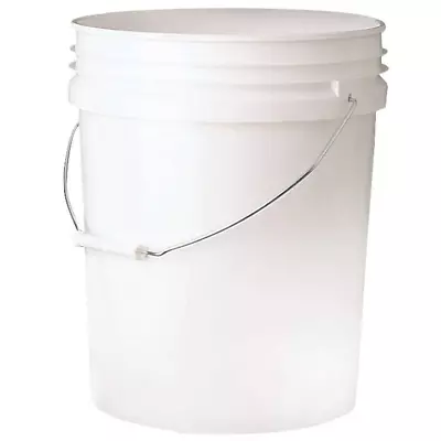 5 Gal. White Bucket 10-Pack Utility Pail Multi-Purpose Paint Jobs Tool Storage • $96.66