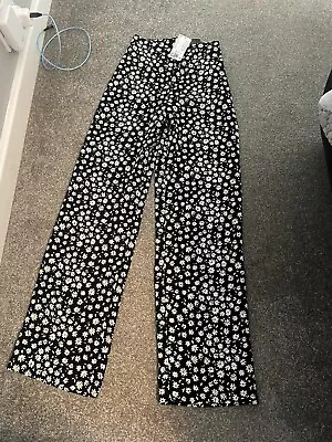 H&M Daisy Summer Trousers In Size 6 New With Tags  • £2.49