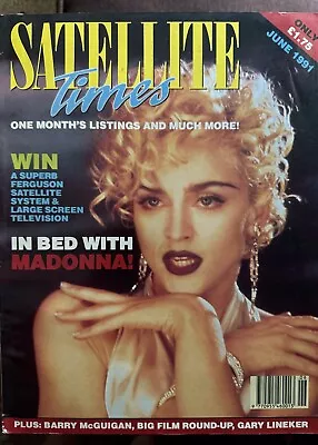 Madonna - “Satellite Times Magazine” UK June 1991 - Rare. • $100