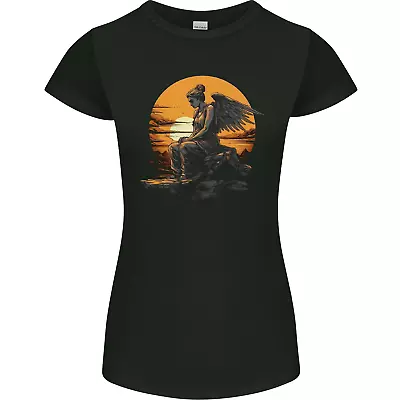 A Fallen Angel Sunset Fantasy Womens Petite Cut T-Shirt • £8.99