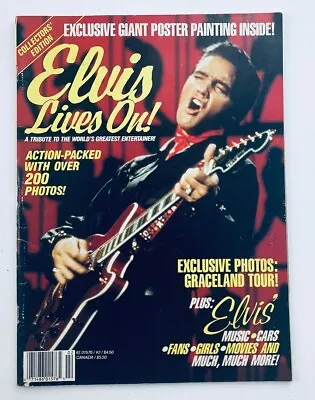 VTG Collector's Edition July 1992 Elvis Presley Lives On W Poster No Label • $9.95