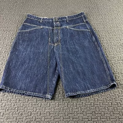$22.95 • Buy Marithe Francois Girbaud Jean Shorts Mens Size 40 Blue Baggy Hip Hop Dark Wash