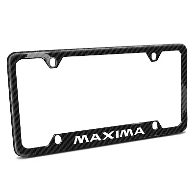 For Nissan Maxima 4 Holes Black Real Carbon Fiber 50 States License Plate Frame • $48.99