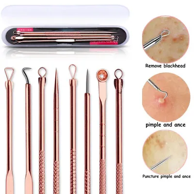 $1.79 • Buy Acne Needle Blackhead Remover Pimple Blemish Comedone Extractor Tweezer Tool Kit