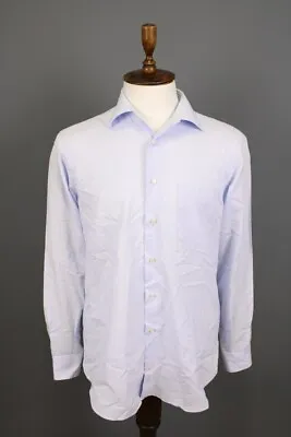 Burberry London Blue Long Sleeve Pocket Button Down Shirt 16 / 41 • $50