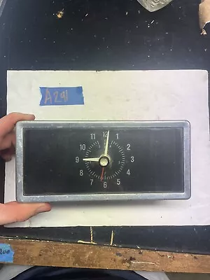 (A291) - Vintage GENERAL ELECTRIC Dashboard Dash Electric Clock • $34.99