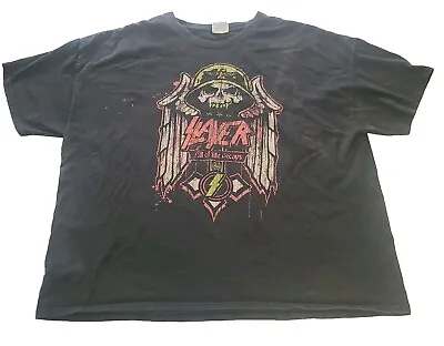 Vintage Y2K Slayer All Of Life Decays T-Shirt Size 2XL Thrash Metal 2000s • $19.99