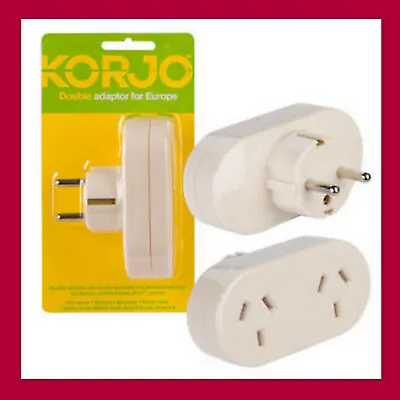 Europe Adapter From AU &NZ To Bali Middle East South America Tahiti Asia EU Plug • $29.99