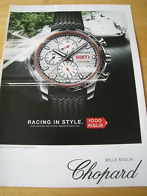 £1.99 • Buy Chopard Mille Miglia Racing Style 2017 Poster Advert Ready Frame A4 Size File P