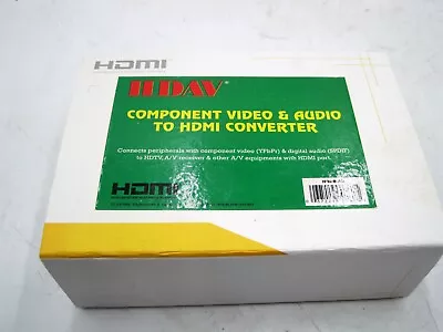 Component (YPbPr) & Digital Audio (SPDIF) To HDTV  HDMI Converter • $39.95