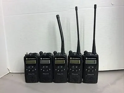 Lot Of 5 Motorola CP125 VHF Portable Radio AAH49KDF8AA1AC • $74.95