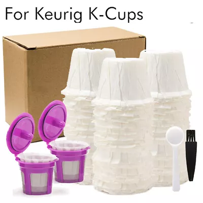 I Cafilas Disposable Paper Coffee Filters For Keurig 1.0 Reusable K Cup Filters • $8.99