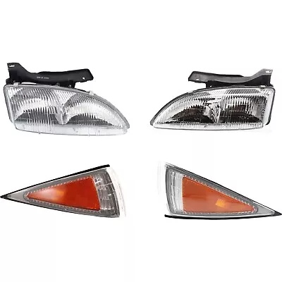 Headlight And Corner Light Kit For 1995-1999 Chevrolet Cavalier Left And Right • $99.58